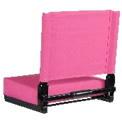 Grandstand Comfort Seats by Flash with Ultra-Padded Seat in Pink, XU-STA-PK-GG