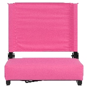 Grandstand Comfort Seats by Flash with Ultra-Padded Seat in Pink, XU-STA-PK-GG