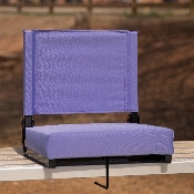 Grandstand Comfort Seats by Flash with Ultra-Padded Seat in Purple, XU-STA-PUR-GG