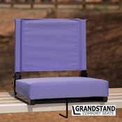 Grandstand Comfort Seats by Flash with Ultra-Padded Seat in Purple, XU-STA-PUR-GG