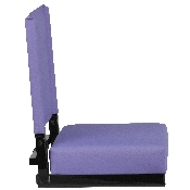 Grandstand Comfort Seats by Flash with Ultra-Padded Seat in Purple, XU-STA-PUR-GG