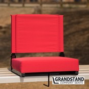 Grandstand Comfort Seats by Flash with Ultra-Padded Seat in Red, XU-STA-RED-GG