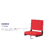 Grandstand Comfort Seats by Flash with Ultra-Padded Seat in Red, XU-STA-RED-GG