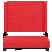 Grandstand Comfort Seats by Flash with Ultra-Padded Seat in Red, XU-STA-RED-GG