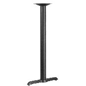 5'' x 22'' Restaurant Table T-Base with 3'' Dia. Bar Height Column, XU-T0522-BAR-GG
