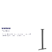 5'' x 22'' Restaurant Table T-Base with 3'' Dia. Bar Height Column, XU-T0522-BAR-GG