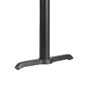 5'' x 22'' Restaurant Table T-Base with 3'' Dia. Table Height Column, XU-T0522-GG