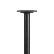 22'' x 22'' Restaurant Table X-Base with 3'' Dia. Table Height Column, XU-T2222-GG