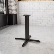 33'' x 33'' Restaurant Table X-Base with 4'' Dia. Table Height Column, XU-T3333-GG