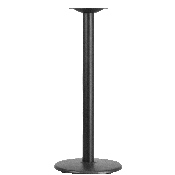 18'' Round Restaurant Table Base with 3'' Dia. Bar Height Column, XU-TR18-BAR-GG