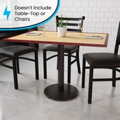 18'' Round Restaurant Table Base with 3'' Dia. Table Height Column, XU-TR18-GG