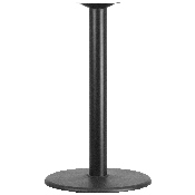 24'' Round Restaurant Table Base with 4'' Dia. Bar Height Column, XU-TR24-BAR-GG