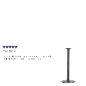 24'' Round Restaurant Table Base with 4'' Dia. Bar Height Column, XU-TR24-BAR-GG