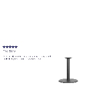24'' Round Restaurant Table Base with 4'' Dia. Table Height Column, XU-TR24-GG