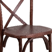 HERCULES Series Stackable Mahogany Wood Cross Back Chair, XU-X-MAH-GG