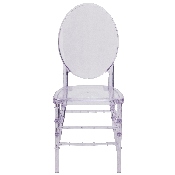 Flash Elegance Crystal Ice Stacking Florence Chair, Y-3-GG
