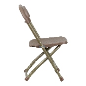 Kids Brown Plastic Folding Chair, Y-KID-BN-GG