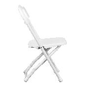 Kids White Plastic Folding Chair, Y-KID-WH-GG