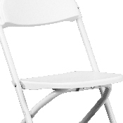Kids White Plastic Folding Chair, Y-KID-WH-GG