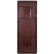 8-Foot High Pressure Mahogany Laminate Folding Banquet Table, YT-3696-HIGH-WAL-GG, YT-3696-HIGH-WAL-GG