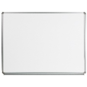4' W x 3' H Magnetic Marker Board, YU-90X120-WHITE-GG
