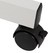 HERCULES Series 53"W x 62.5"H Reversible Mobile Cork Bulletin Board and White Board with Pen Tray, YU-YCI-003-CK-GG