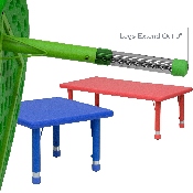 45'' Round Green Plastic Height Adjustable Activity Table, YU-YCX-005-2-ROUND-TBL-GREEN-GG