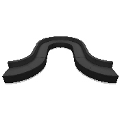 HERCULES Alon Series Black LeatherSoft Reception Configuration, 10 Pieces, ZB-803-450-SET-BK-GG, ZB-803-450-SET-BK-GG