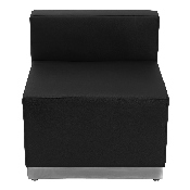 HERCULES Alon Series Black LeatherSoft Reception Configuration, 15 Pieces, ZB-803-460-SET-BK-GG