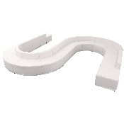 HERCULES Alon Series Melrose White LeatherSoft Reception Configuration, 15 Pieces, ZB-803-460-SET-WH-GG
