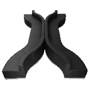 HERCULES Alon Series Black LeatherSoft Reception Configuration, 10 Pieces, ZB-803-630-SET-BK-GG