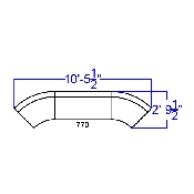 HERCULES Alon Series Melrose White LeatherSoft Reception Configuration, 3 Pieces, ZB-803-770-SET-WH-GG, ZB-803-770-SET-WH-GG