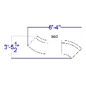 HERCULES Alon Series Melrose White LeatherSoft Reception Configuration, 4 Pieces, ZB-803-860-SET-WH-GG, ZB-803-860-SET-WH-GG