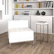 HERCULES Imagination Series Contemporary Melrose White LeatherSoft Middle Chair, ZB-IMAG-MIDDLE-WH-GG