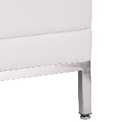 HERCULES Imagination Series Contemporary Melrose White LeatherSoft Middle Chair, ZB-IMAG-MIDDLE-WH-GG