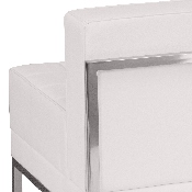 HERCULES Imagination Series Contemporary Melrose White LeatherSoft Middle Chair, ZB-IMAG-MIDDLE-WH-GG