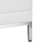 HERCULES Imagination Series Contemporary Melrose White LeatherSoft Middle Chair, ZB-IMAG-MIDDLE-WH-GG