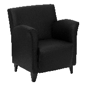 HERCULES Roman Series Black LeatherSoft Lounge Chair, ZB-ROMAN-BLACK-GG