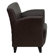 HERCULES Roman Series Brown LeatherSoft Lounge Chair, ZB-ROMAN-BROWN-GG