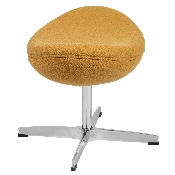 Citron Fabric Saddle Wing Ottoman, ZB-WING-CIT-OTT-FAB-GG