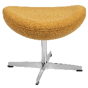 Citron Fabric Saddle Wing Ottoman, ZB-WING-CIT-OTT-FAB-GG