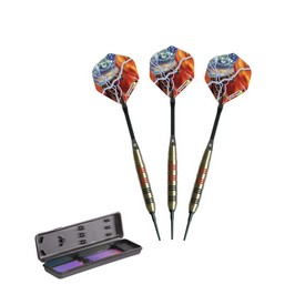 Elkadart Storm Soft Tip Darts Black And Red Rings 18 Grams, 20-1184-18