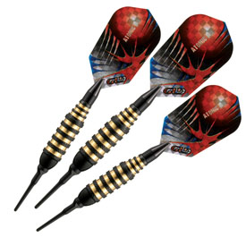 Viper Atomic Bee Black Soft Tip Darts 16 Grams, 20-1350-16