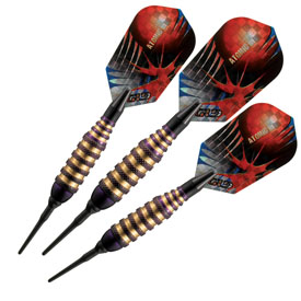 Viper Atomic Bee Purple Soft Tip Darts 16gm, 20-1353-16