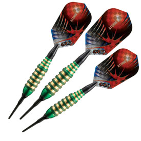 Viper Atomic Bee Green Soft Tip Darts 16gm, 20-1354-16