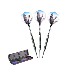Elkadart Black Mamba Tungsten Soft Tip Darts Thin Barrel, 21-1900 Elkadart Black Mamba Tungsten Soft Tip Darts Thin Barrel, 21-1900