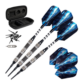 Viper Astro 80% Tungsten Soft Tip Darts Black Rings 16 Grams, 21-3279-16