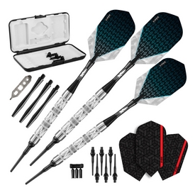 Viper Diamond 90% Tungsten Soft Tip Dart Set Silver Rings 16 Grams, 21-4803-16 Viper Diamond 90% Tungsten Soft Tip Dart Set Silver Rings 16 Grams, 21-4803-16