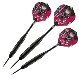 Viper Black Mariah Steel Tip Darts 22gm, 22-1322-22