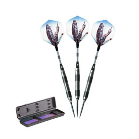 Elkadart Black Mamba 80% Tungsten Steel Tip Darts 24 Grams, 23-1424-24